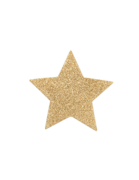 BIJOUX - INDISCRETS FLASH GOLDEN STAR NIPPLE COVERS