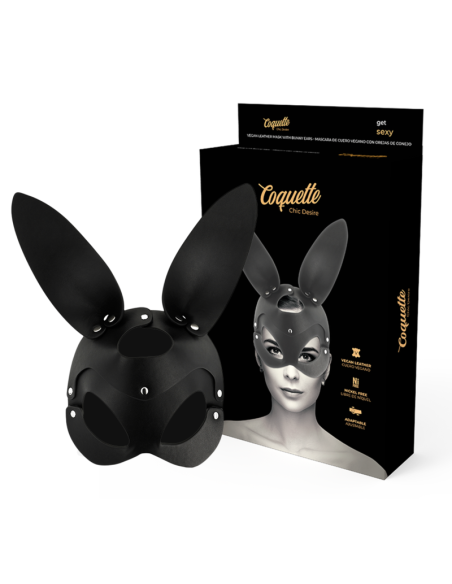 COQUETTE CHIC DESIRE - VEGANIŠKA ODINĖ KAUKĖ SU KIŠKUČIO AUSĖMIS