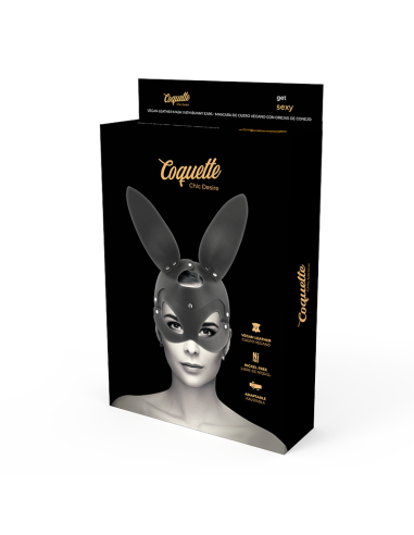 COQUETTE CHIC DESIRE - VEGANIŠKA ODINĖ KAUKĖ SU KIŠKUČIO AUSĖMIS