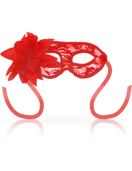 OHMAMA - MASKS MASKS WITH LACE AND RED FLOWER