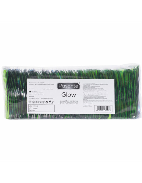 PASANTE - GLOW PREZERVUVŲ MAIŠELIS 144 Vnt