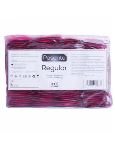 PASANTE - PREzervatyvai REGULIARUS RANGA 144 Vnt