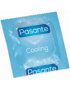PASANTE - PREZERVATYVŲ VĖSINIMO EFEKTO MAIŠELIS 144 VIENETAI