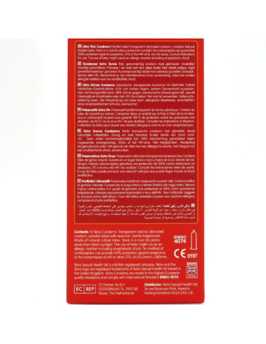 SKINS - ULTRA THIN PREMIUM CONDOMS PACK 16