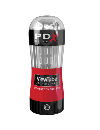 PDX ELITE - STROKER MASTURBATOR VIEWTUBE CONTROL SUCTION CLEAR