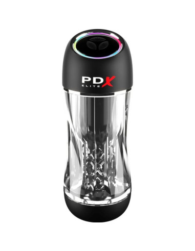 PDX ELITE - STROKER VIEWTUBE PRO VIBRATOR TRANSPARENT