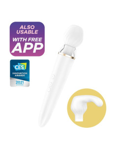 SATISFYER – dvigubo klajojimo programėlė, balta