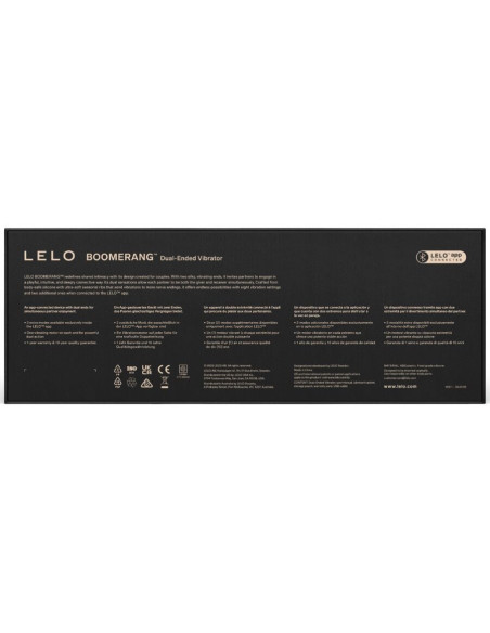 LELO - BOOMERANG DOUBLE ENDED VIBRATOR PURPLE