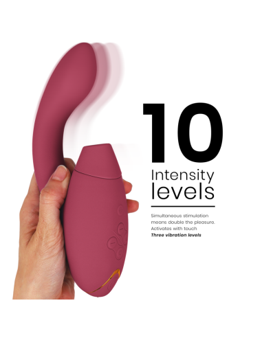 WOMANIZER - DUO 2 STIMULIACIJOS PRIEMONĖ BORDO