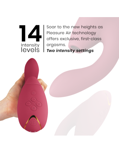 WOMANIZER - DUO 2 STIMULIACIJOS PRIEMONĖ BORDO