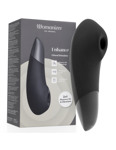 WOMANIZER - ENHANCE KLITORIO STIMULIATORIAUS JUODAS