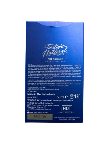 HOT - TWILIGHT PHEROMONE NATURAL SPRAY MEN 50 ML