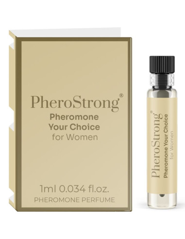 PHEROSTRONG - FEROMONŲ KVEPALAS JŪSŲ PASIRINKIMAS MOTERIMS 1 ML