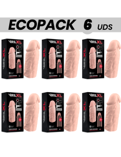 ECOPACK 6 VIENETAI - VIRILXL SKYSTO SILIKONINIO V3 NATŪRALUS VARPOS PLĖVINIMAS