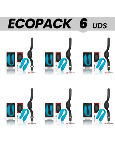 ECOPACK 6 UNITS - WEARWATCH DUAL VIBRATOR TECHNOLOGY WATCHME INDIGO - JET