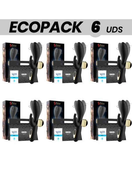 ECOPACK 6 UNITS - IBIZA ROTATING RABBIT VIBRATOR