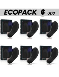ECOPACK 6 VIENETAI - RITHUAL SHUSHU PRO KIŠENINIS KLITORIO STIMULIATORIUS 2 GALINGI RŪKYKLINIAIS VARIKLIAIS