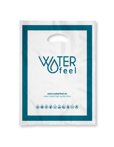 WATERFEEL - 100 LARGE PLASTIC BAGS 40 X 50 CM