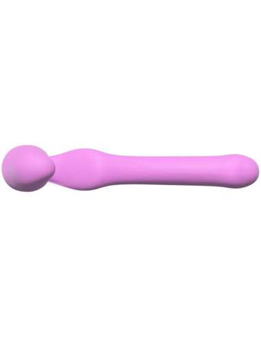 ADRIEN LASTIC - QUEENS STRAP-ON FLEXIBLE PINK SIZE S