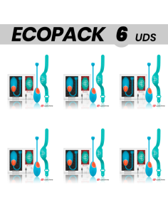 ECOPACK 6 VIENETAI - WEARWATCH EGG NUOTOLINIO VALDYMO TECHNOLOGIJA WATCHME MĖLYNA - AKVAMARINO SPALVA