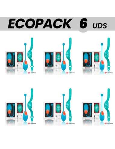 ECOPACK 6 VIENETAI - WEARWATCH EGG NUOTOLINIO VALDYMO TECHNOLOGIJA WATCHME MĖLYNA - AKVAMARINO SPALVA