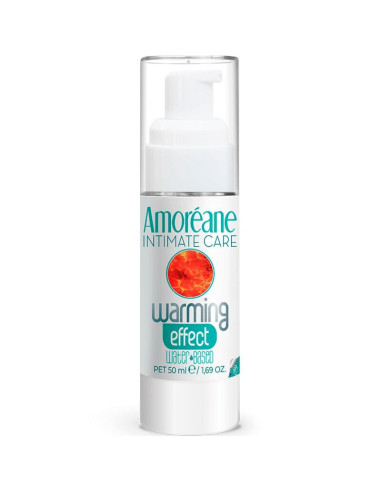 AMOREANE - VANDENS PAGRINDU PAGAMINTAS ŠILDANTIS LUBRIKANTAS 50 ML