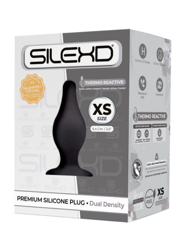 SILEXD - MODEL 2 ANAL PLUG PREMIUM SILEXPAN SILICONE PREMIUM THERMOREACTIVE SIZE XS