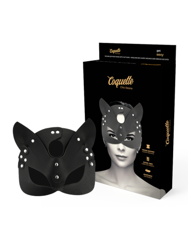 COQUETTE CHIC DESIRE - VEGANIŠKA ODINĖ KAUKĖ SU KIŠKUČIO AUSĖMIS