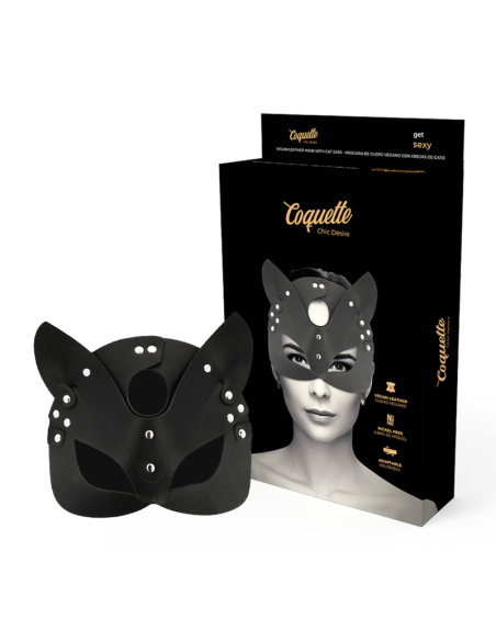 COQUETTE CHIC DESIRE - VEGANIŠKA ODINĖ KAUKĖ SU KIŠKUČIO AUSĖMIS