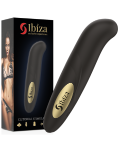 IBIZA - klitorio stimuliatorius su USB įkrovikliu, 10 vibracijos režimų, auksinis, 13 x 2,9