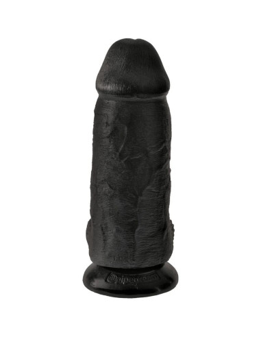 KING COCK - APSULA REALISTIŠKA VARPA 23 CM JUODAS
