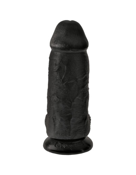 KING COCK - APSULA REALISTIŠKA VARPA 23 CM JUODAS