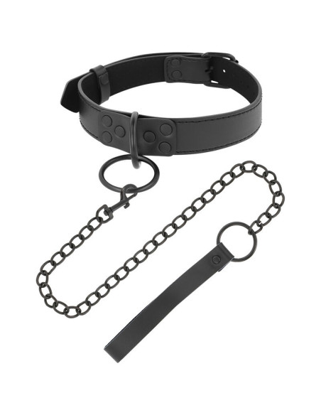 DARKNESS - BLACK NECKLACE WITH CHAIN