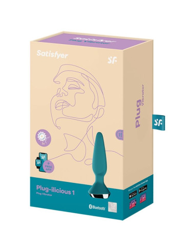 SATISFYER - KAIŠTUKAS ILICIOUS 1 KAIŠTUKO VIBRATORIUS ŽALIAS