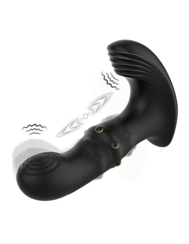 ARMONY - ANALINIS PROSTATOS VIBRATORIUS SU NUOTOLINIO VALDYMO VALDYMU, JUODAS