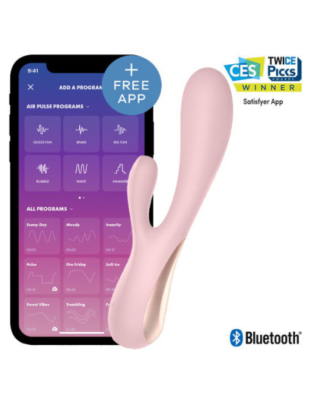 SATISFYER - MONO FLEX RED WITH APP