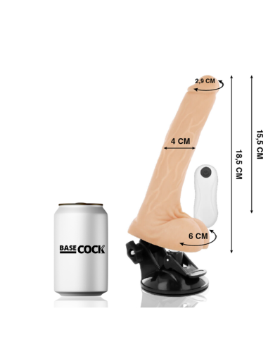BASECOCK - REALISTIC ARTICULABLE REMOTE CONTROL FLESH 18.5 CM -O- 4 CM