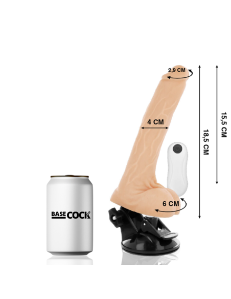 BASECOCK - REALISTIC ARTICULABLE REMOTE CONTROL FLESH 18.5 CM -O- 4 CM