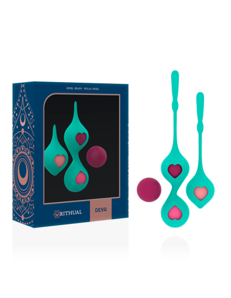 RITHUAL - DEVA AQUA GREEN PELVIC TRENINGŲ RINKINYS