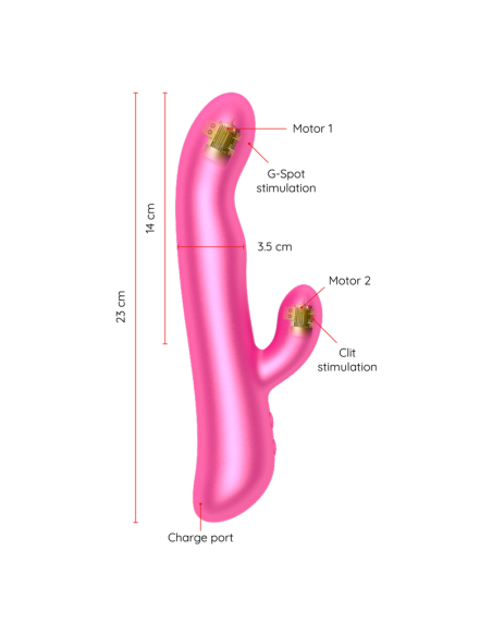 ONINDER - OSLO VIBRATION and ROTATION PINK - FREE APP