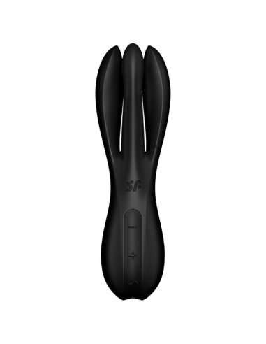 SATISFYER - TRIJŲ VIBRATORIUS 2 JUODAS