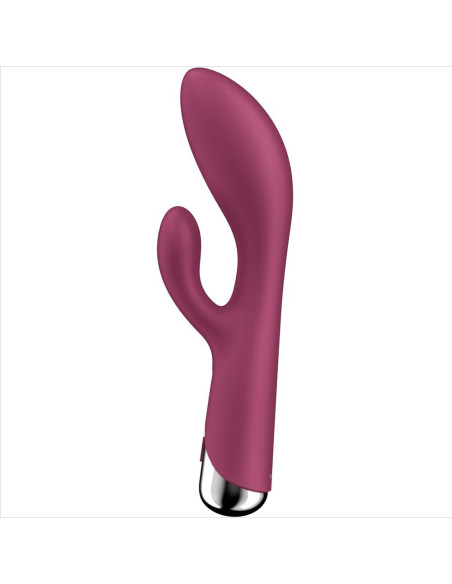 SATISFYER – BESIUKIANČIO TRIUŠIO 1 KLITORIO IR RAUDONOJO G-SPOT STIMULIACIJA
