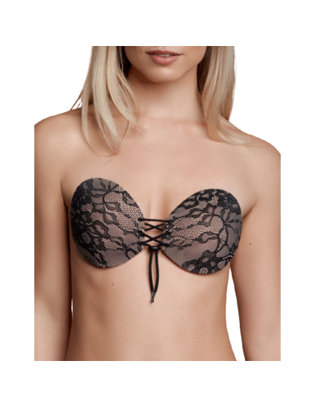 BYE-BRA - LIEMENĖLĖ SU PINIGIAI LIPNIAIS IR SIUVINĖTINIAIS VOŽTUVAIS A