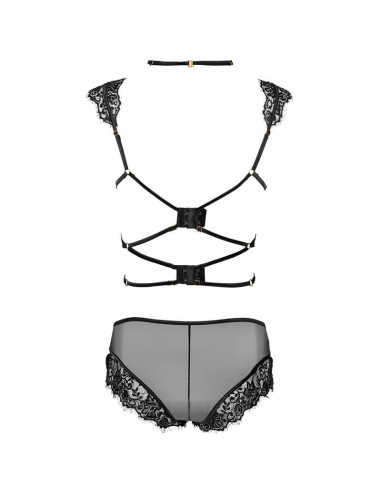 LIVCO CORSETTI FASHION - PALMENOM LC 90614 BRA PANTY BLACK