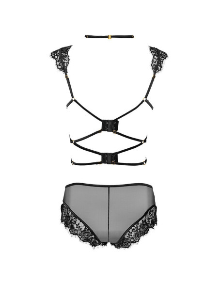 LIVCO CORSETTI FASHION - PALMENOM LC 90614 JUODA LIEMENĖLĖ-KELNINĖ