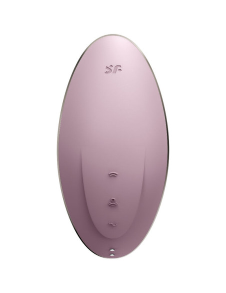 SATISFYER - VULVA LOVER 1 AIR PULSE STIMULATOR and VIBRATOR VIOLET