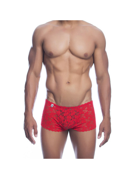 MOB - RAUDONOS NĖRINĖTINĖS KELNĖS, L-XL DYDIS