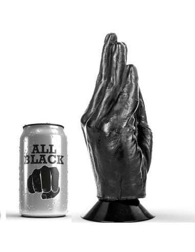 ALL BLACK - DILDO FISTINGAS 21 CM