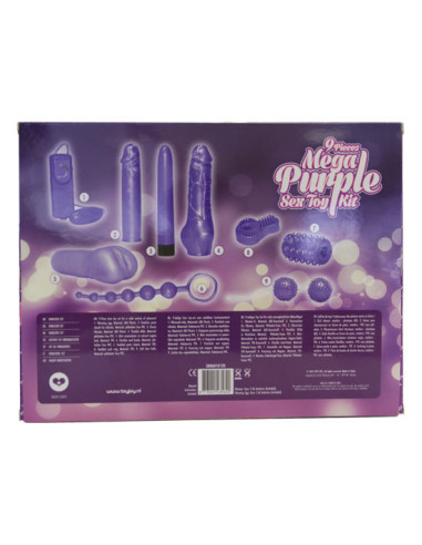 TOYJOY - JUST FOR YOU MEGA PURPLE SEX TOY KIT