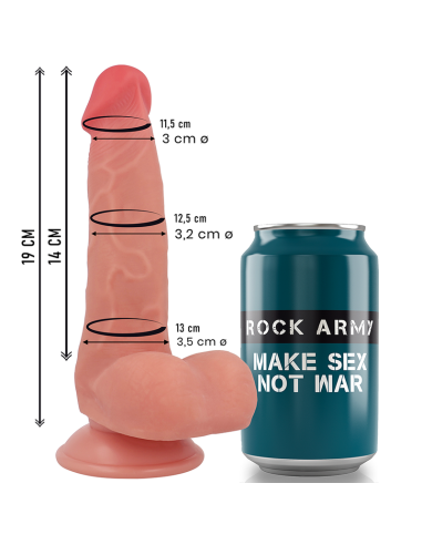 ROCKARMY - SKYSTO SILIKONINIO LAPĖS 19 CM -O- 3,2 CM